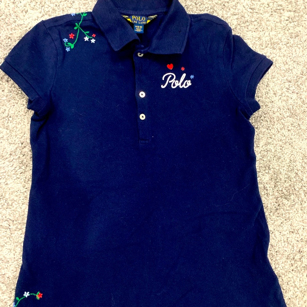 Ralph Lauren Girls Cotton Polo Shirt